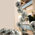 thumbnail image 3 of Mirror Disco Ball With Attached String For Hanging Ring, Reflects Light, Party Favor,2"(6-Pack), 3 of 6