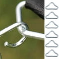 thumbnail image 3 of facefd Pack de 20 Trampolines V-rings Boucle Connecteur Polyvalent Boucles Clip pour la Randonnée en Plein Air Chasse Escalade Randonnée, 3 of 6