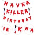 thumbnail image 4 of 1 juego de pancartas para fiesta de cumpleaños con temática de terror de Halloween., 4 of 5