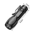thumbnail image 3 of LJNYFDC Lampe de Poche à Main Mini pour l'Extérieur avec Chargement USB, Lampe de Camping Portable d'Urgence avec Pince pour la Randonnée et l'Équipement de Tente, 3 of 5