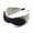 Black, variant on Plaid Knotted Bow Headband Women Wide Hairband Hair Accessory 1 Count, Black