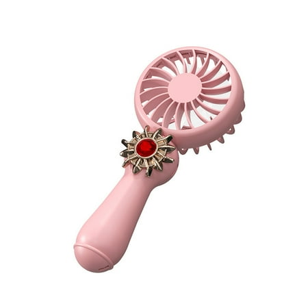 

Seyurigaoka Magic Wand Small Fan with Light Portable USB Rechargeable Silent Brushless Motor Small Fairy Dream Handheld Small Fan Gifts