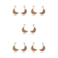thumbnail image 2 of Aretes colgantes Minnieouse forma de luna Café con leche, 2 of 5
