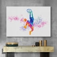 thumbnail image 2 of wall26 Canvas Print Wall Art Rainbow Spray Paint Ink Basketball Player Sports &amp; Fitness Athletes Digital Art Realism Boy's Bedroom Decorative Urban Rustic for Living Room, Bedroom, Office - 32&qu, 2 of 5