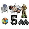 The Ultimate Star Wars 5th Birthday Party Supplies and Balloon decorations
