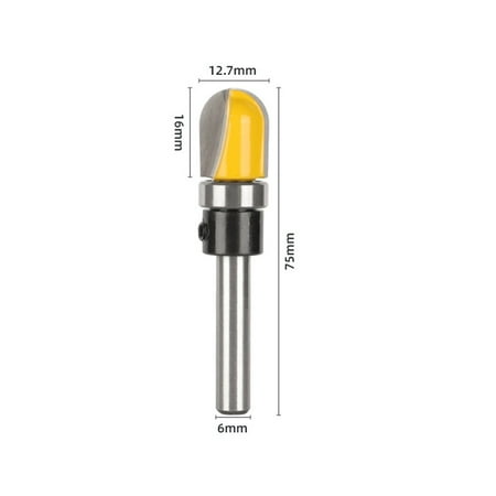 

6mm Shank Bowl & Tray Router Bit Round Nose Milling Cutter Woodworking Corner