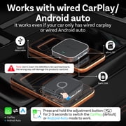 Ottocast E2 OttoAibox Android 13 Smart AI Box Wireless CarPlay Android Auto Car Accessories Video Player with Split-Screen Function