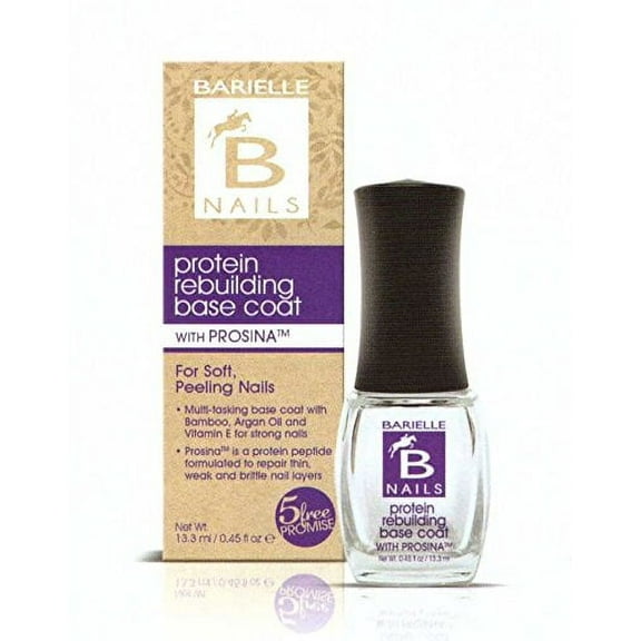 Barielle Protein Rebuilding Base Coat with Prosina .45 oz. (Pack of 2)
