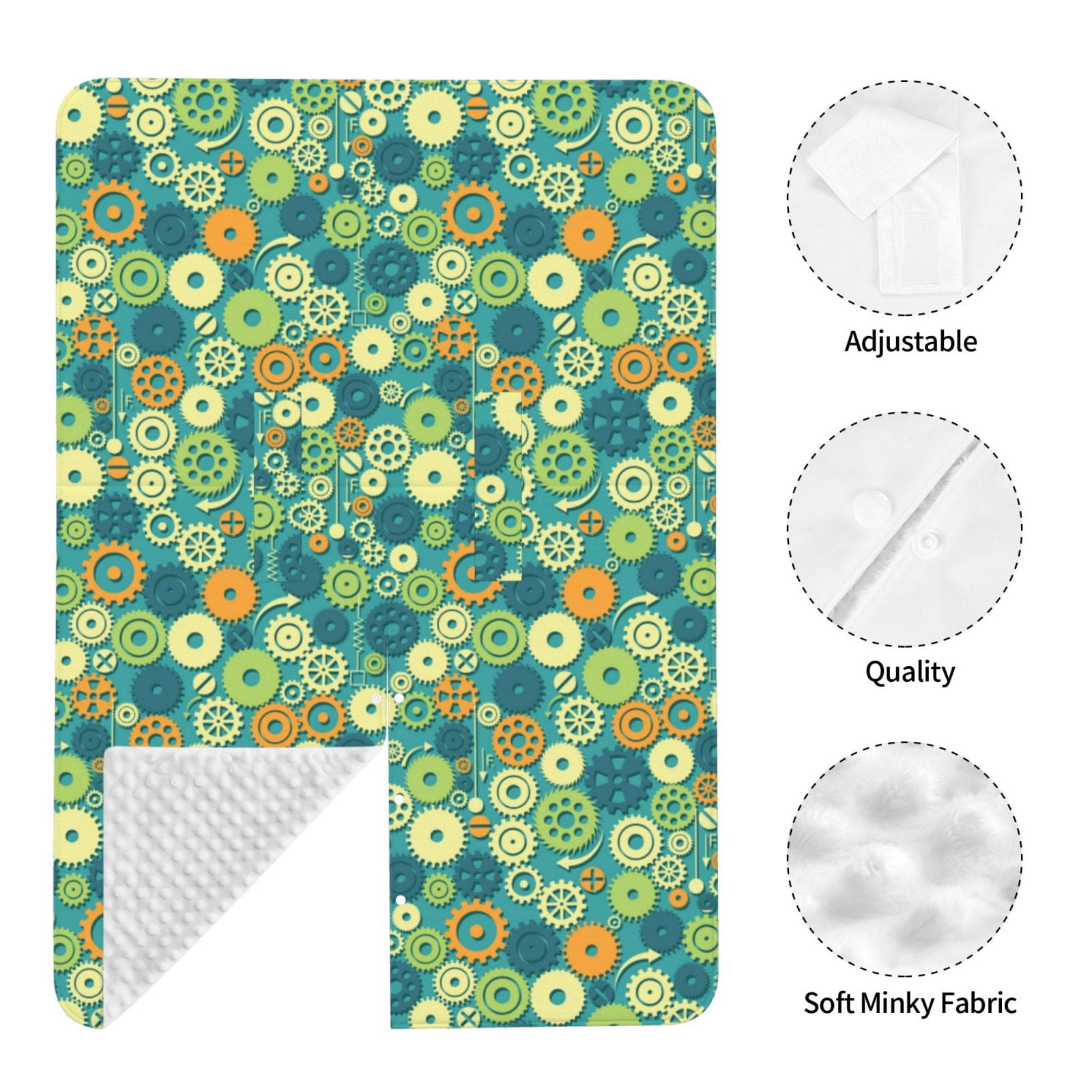 Car Seat Cover Baby - Gear blue green Breathable Infant Car Seat Cover for Baby Carseat, Lightweight Comfort Baby Essentials Must Haves Newborn Stuff for Girl Boy