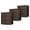 Espresso, variant on Sterilite 3 Drawer Wide Weave Plastic Storage Tower Home Organizer, Espresso, 1 Pack