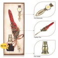 thumbnail image 2 of Seitruly Pluma estilográfica a prueba de herrumbre, juego de pluma estilográfica de tinta de color verdadero de estilo medieval que no se Suministros de escritura y corrección Borgoña, 2 of 6