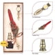 thumbnail image 5 of Injueey Pluma de inmersión de pluma Vintage, exquisita artesanía, escritura suave, estilo Retro, juego de pluma estilográfica Medieval, Suministros de escritura y corrección Borgoña, 5 of 6