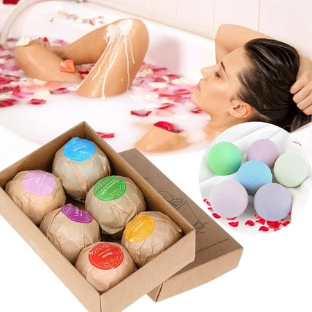Smartasin Bath Bombs Gift Set, Natural Spa Bomb Fizzies - Dry Skin Moisturize, Fit for Bubble & Spa Bath, Best Gift Ideas for Women &