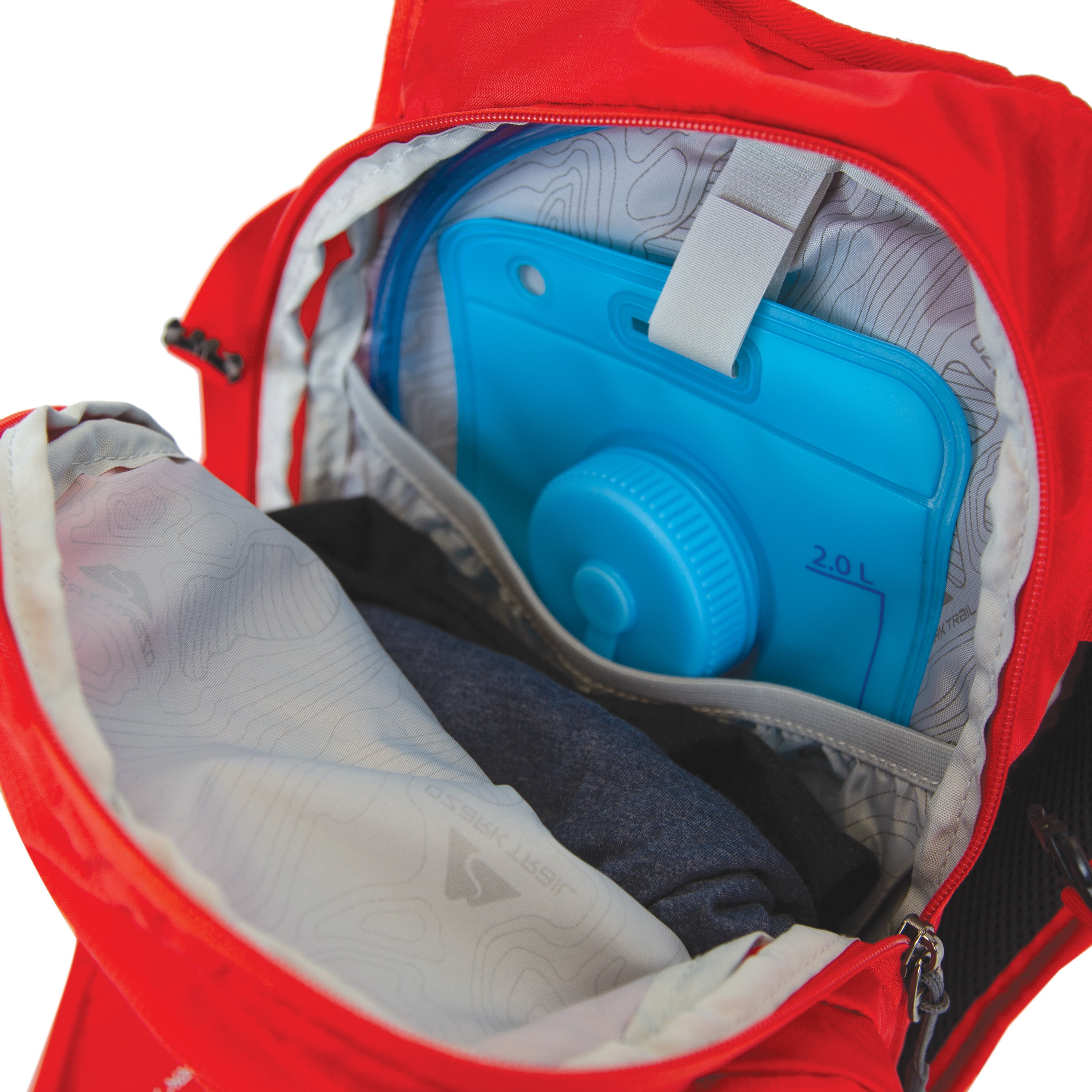Ozark Trail 17 ltr, Backpacking Backpack, Red