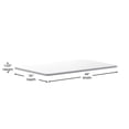 thumbnail image 5 of BizChair 30" x 48" Rectangular Table Top with White or Gray Reversible Laminate Top, 5 of 11