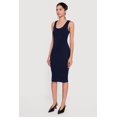 thumbnail image 3 of Women's Sleeveless Ribbed Knit Midi Dress, 3 of 4