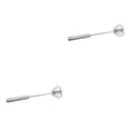 thumbnail image 2 of maskred Semi-automatic Hand Push Egg Beater Stainless Steel Blender Mini Milk Cream Mixer Household Kitchen Whisk Tools 10 Inch S 2Set, 2 of 6