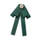 thumbnail image 3 of Broche de lazo con lazo, broche de cuello de moda para mujer, elegante corbata de cuello verde, 3 of 9