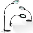 thumbnail image 1 of Brightech Lightview Pro 3 In 1 Magnifying Adjustable Floor and Desk Lamp, Black, 1 of 6