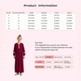 thumbnail image 5 of TSSOE Long Sleeve Muslim Abaya for Girls Liturgical Worship Costume Ramadan Prayer Robe Praise Dress Kaftan Maxi Gown Black 8, 5 of 5