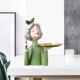 thumbnail image 5 of Elegante adornos tesanales pa , estatuilla de decoración , 1 Gloria Figuras de mesa de niña, 5 of 7