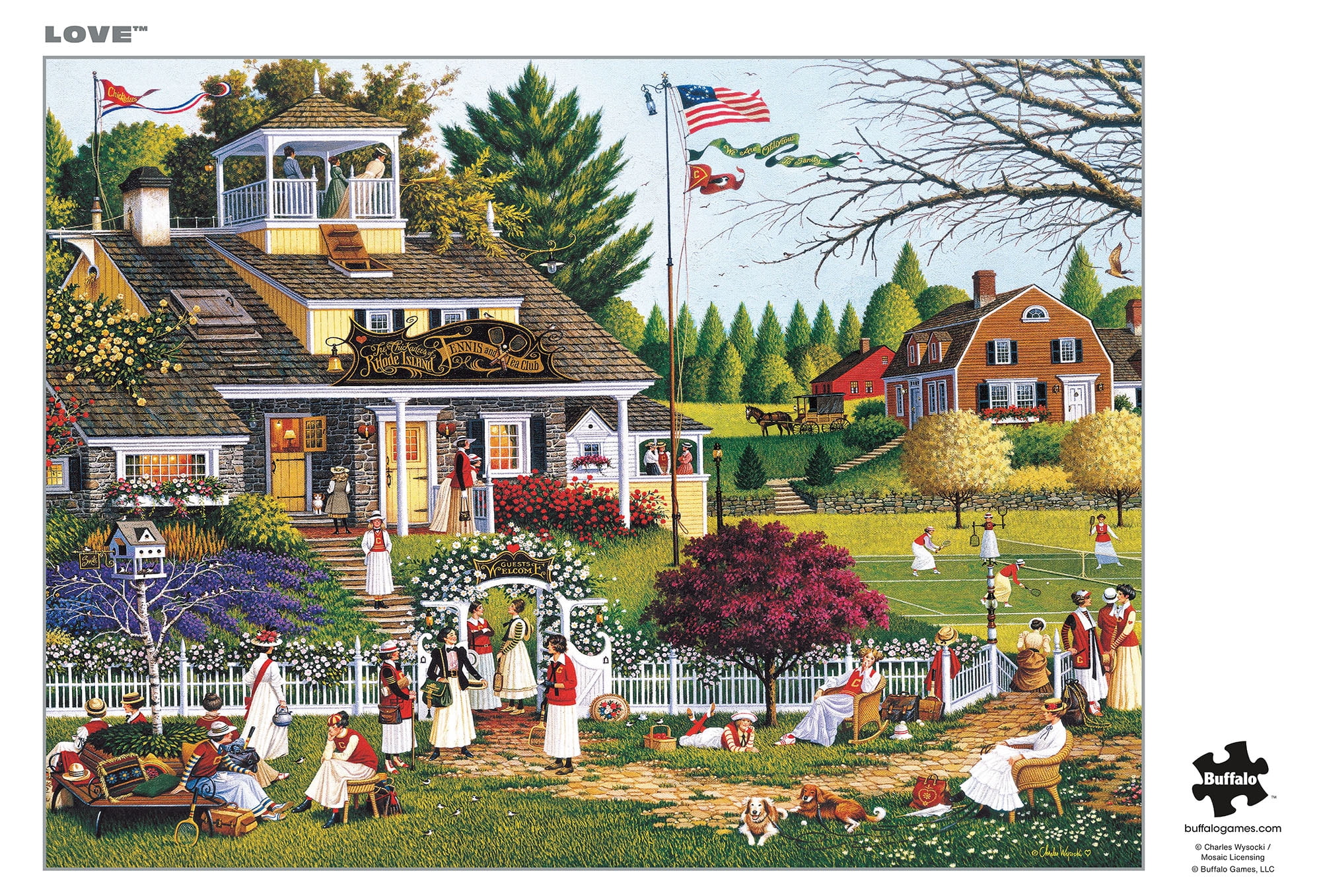 Buffalo Games 1000-Piece Charles Wysocki Love Interlocking Jigsaw Puzzle