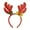 A, variant on Seductiva Party Hat Headband Hair Tie Christmas Fabric Cartoon Snowflake Antlers Christmas Decoration Headband Head Buckle Accessories A