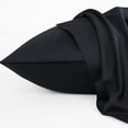 thumbnail image 3 of Flxxie King Pillowcases 2 Pack 100% Egyptian Cotton 20x36 Black Envelope Soft, 3 of 7