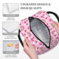 thumbnail image 3 of Pofeuu Cute Flamingo Print Lunch Bag for Adult Insulated Lunch Box,Leakproof Cooler Food Lunch Containers Reusable High Capacity Lunch Tote Bags-One Size, 3 of 6