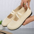 thumbnail image 6 of Wensltd Women Mary Jane Flats Elastic Band Round Toe Comfortable Walking Shoes, 6 of 9