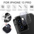 thumbnail image 1 of ICQOVD 1 PCS Metal Tempered Glass Screen Rear Camera Lens Protector for 13 2021 New, 1 of 2
