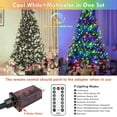 thumbnail image 2 of YIQU Color Changing Smart Christmas Lights 66ft 200 LED RGB with Remote & App Control & Timer, Music Sync Dimmable Multiple Modes Pastel String Lights Indoor Outdoor for Easter St Patrick's Day Decor, 2 of 10
