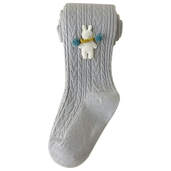 UACY Girls Easter Bunny Socks Adorable Cotton Rabbit Patterned Socks for Spring Holiday Soft and Comfortable Festive Socks for Kids and Toddlers Perfect Easter Gift for Girls Cute and Comfy Bunny