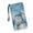Blue Snowman, variant on Penguin Women's Wallet Zip Around Clutch Purse with Wristlet, Snowman Credit Card Coin Organizer Holder Long Purse for Lady, Christmas