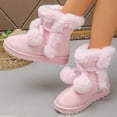thumbnail image 7 of SACFOF Women's Mid-calf Winter Snow Boots Lightweight Warm Faux Fur Lining Pull on Comfortable Outdoor Booties Shoes for Women, 7 of 7