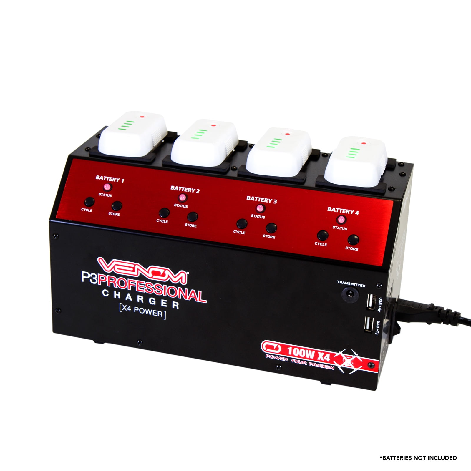 DJI Phantom 3 Venom Pro Charger 4Channel 100W Rapid Speed Battery