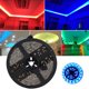 thumbnail image 5 of Tira de luces LED 5050 coloridas RGB con Control de voz, música, TV, fondo, para gabinete doméstico, Control 5VRF alimentado por USB, 5 of 8