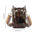 thumbnail image 3 of Bolso Bandolera para Mujer PVC (café), 3 of 3