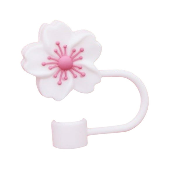 Cherry Straw Cover Cap For Cup 10mm 0.4in Silicone Straw Tips Lids For 30&40 Oz Tumbler Straw Tip Covers For Party Umbrellas for Drinks for Kids Umbrella for Drinks for Kids Sparkling Earth Cap Simply