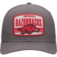 thumbnail image 2 of Men's New Era Charcoal Arkansas Razorbacks Team Elevated 9SEVENTY Stretch-Snap Adjustable Hat, 2 of 5