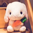 thumbnail image 4 of Conejo de peluche Kawaii de 22-43cm para niños, muñeco suave con cojín, almohada, regalos de cumpleaños, 4 of 5