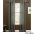 thumbnail image 1 of Miller Curtains  Preston 63-Inch Grommet Sheer Panel Stone Grey, 1 of 5