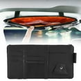 thumbnail image 4 of Universal Car Sun Visor Organizer, Practical CD Sunglass Card Organizer, Storing Sunglasses Storing Wallets Storing Bills For Storing Cards, 4 of 8