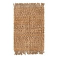 thumbnail image 3 of Unique Loom Chunky Jute Collection Area Rug (2' x 3' 1" Rectangle Natural), 3 of 7