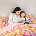 thumbnail image 4 of Feelyou Pink Gamepad Kids Bedding Comforter Set 7 Pieces, Ice Cream Stars Full Bedding Set, 4 of 8