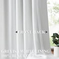 thumbnail image 2 of Cortinas Vision Home, color blanco, plisadas, totalmente opacas, 260 x 102 cm, 2 of 7