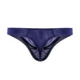 thumbnail image 2 of HUPOM Men'S Underwear Underwear For Men Pack Medium waist Comfort Waist Solid Thong Dark Blue XL, 2 of 4
