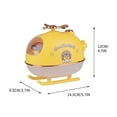 thumbnail image 2 of PureCasa Helicopter Aroma Diffusers with Ambient Night Lights, 300ml Mini USB Desktop Aromatherapy Oil Diffuser, Mute Portable Hydrating Spray Humidifiers for Bedroom, 1PC, Yellow, 5.7"x4"x5", 2 of 9