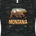thumbnail image 4 of Inktastic Montana Vacation Bear Silhouette Women's T-Shirt, 4 of 5