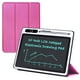thumbnail image 1 of Tableta de escritura LCD JSJGETYI de 10 pulgadas con funda de piel rosa, 1 of 8